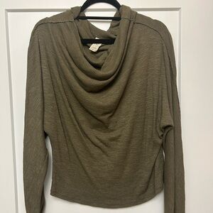 Free People Cowl Neck Long Sleeve